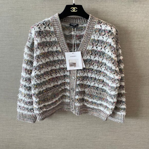 CHANEL Sweaters - CHANEL Wool blend Cardigan